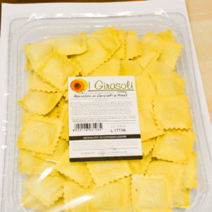 Ravioli carciofi e pinoli