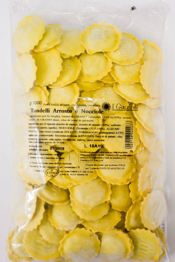 Tondelli arrosto e nocciole